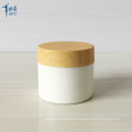 Cream Jar with Bamboo Water Transfer Printing Lid